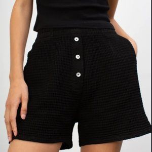 DONNI Waffle Short - Jet - Small - NWT